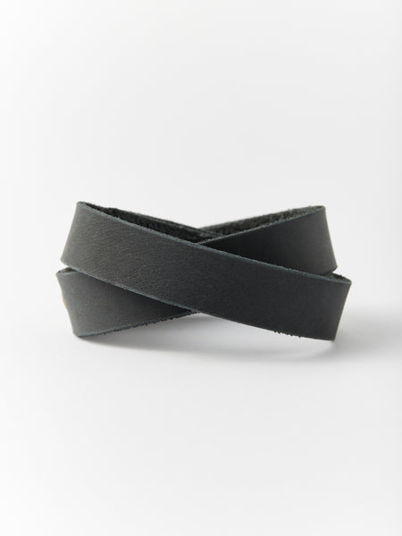 Freundschaftsarmband 2er-Set aus schwarzem Echtleder personalisierbar