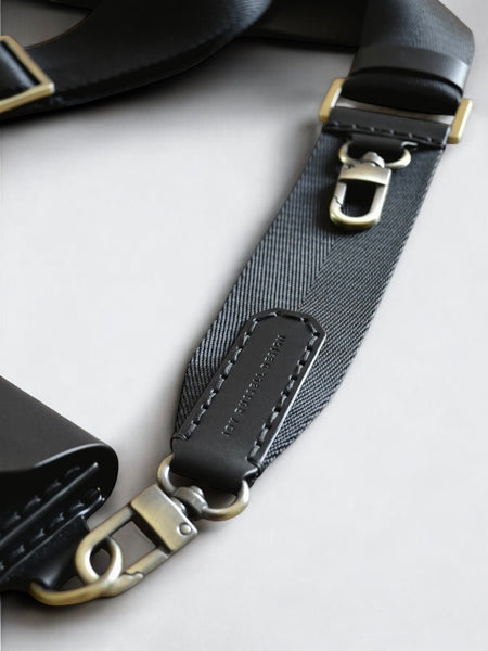 Clutch Crosbody Umhaengetasche aus Echtleder mit Gurt verstellbar