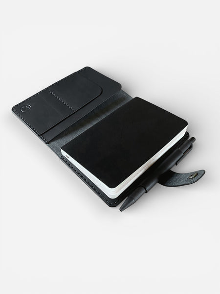 Leder Organizer Etui personalisierbar mit A6 Kalender/Tagebuch und Kugelschreiber