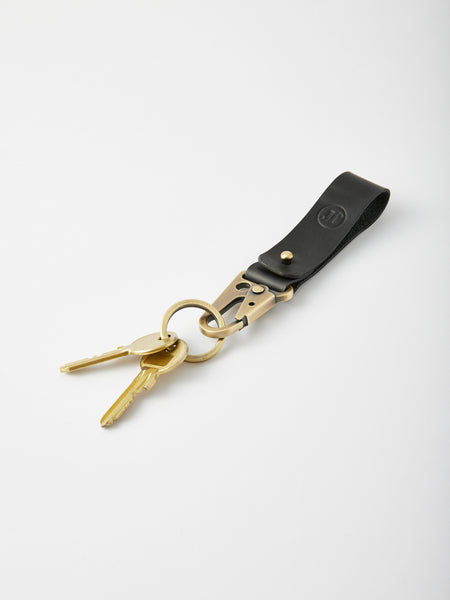Schlüsselanhänger aus Echtleder personalisierbar und mit Gürtelschlaufe