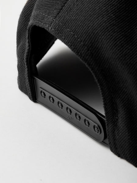 Snapback-Cap Farbe schwarz verstellbar